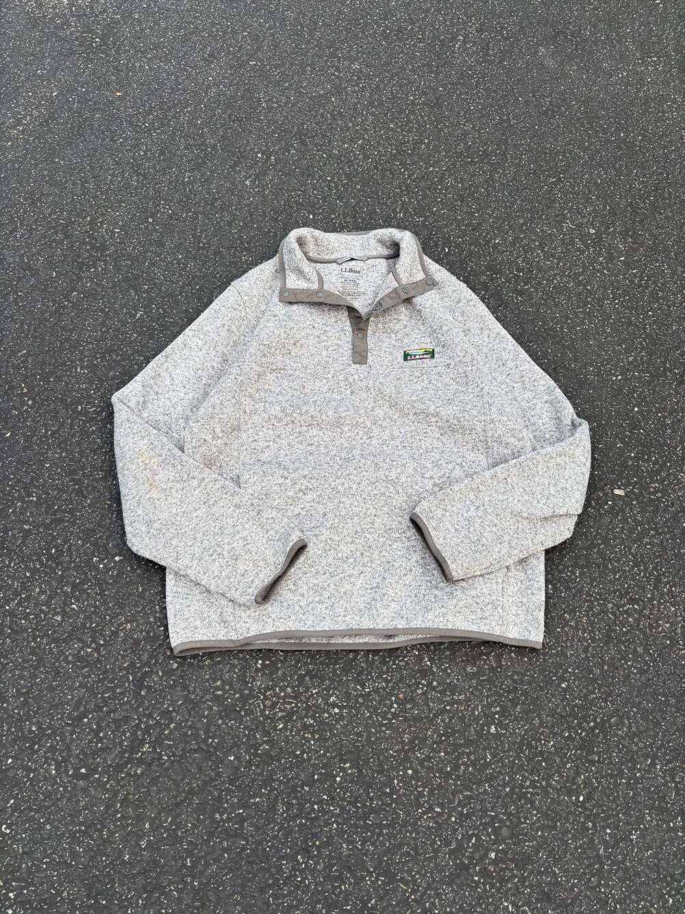 L.L.Bean Sweater Fleece Quarter-Snap Pullover